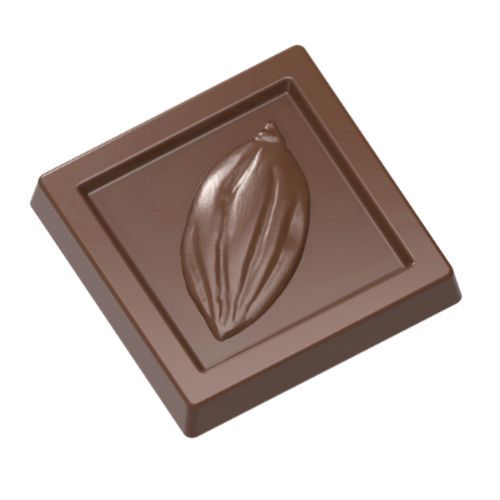 Chokladform 275×135 mm – Kaffebönor, 31,5 x 31,5 x 5 mm