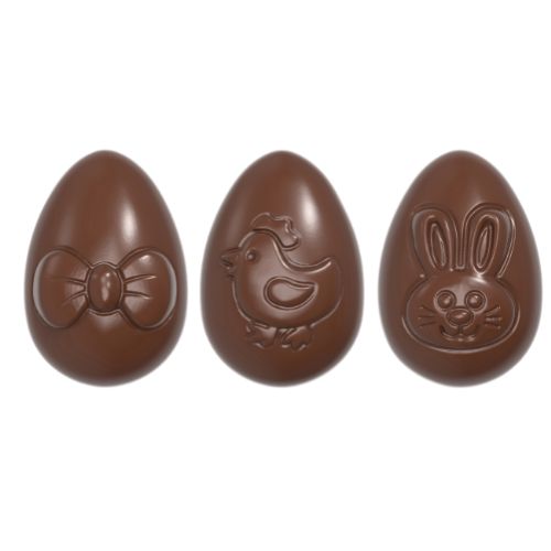 Chokladform 275×175 mm – Påsk, 32,5  x  22,5  mm x  12  Ostereier