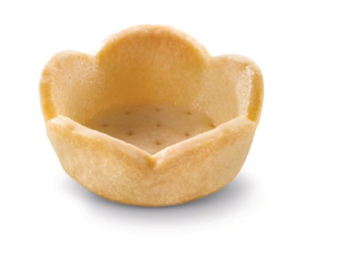 Bakade skal, söta, blomformad, vegan, d: 50 mm, h: 21 mm (184 st) BF 260416