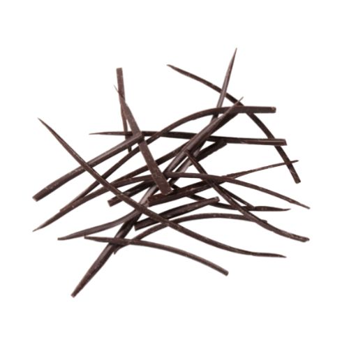 Callebaut, chokladdekor, Tagliatellis, tallbarr, mörk choklad (2 kg)