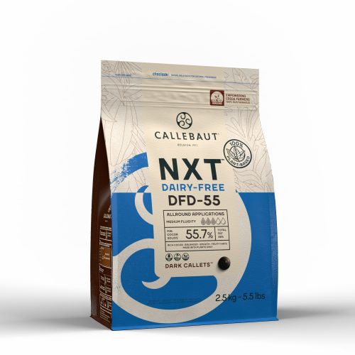 Callebaut, NXT, vegan, mörk 55,7 %, pellets (2,5 kg)