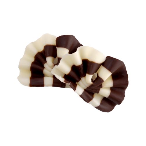 Chokladdekor, solfjäder, 36x30 mm (ca 475 st)