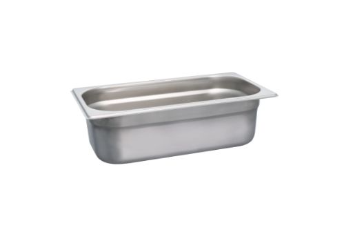 GN-behållare i rostfritt stål, GN 1/3 - 100 mm
