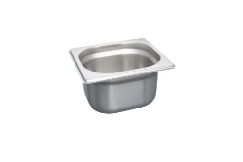 GN-behållare i rostfritt stål, GN 1/6 - 100 mm