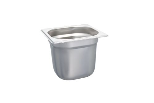 GN-behållare i rostfritt stål, GN 1/6 - 150 mm