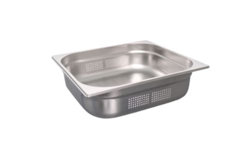 GN-behållare i rostfritt stål – perforerad, GN 2/3 - 100 mm