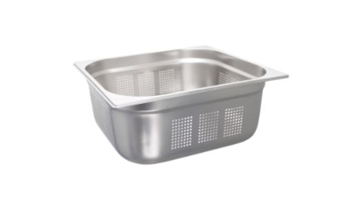 GN-behållare i rostfritt stål – perforerad, GN 2/3 - 150 mm