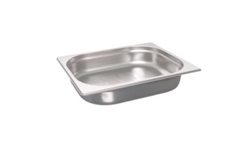GN-behållare i rostfritt stål – perforerad, GN 1/2 - 65 mm