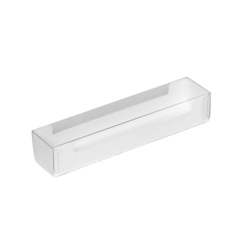 Pralinask, vit med transparent lock, för 5 praliner (50 st)