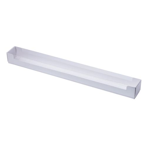 Pralinask, vit med transparent lock, för 10 praliner (50 st)