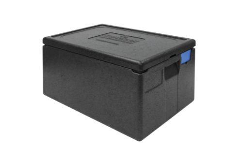 Transportbox med lock, GN 1/1, 600 x 400 x 320 mm