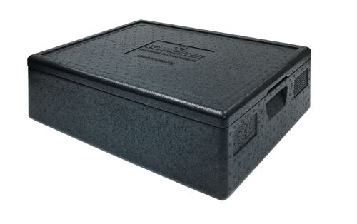 Transportbox med lock – 40 × 60, 685 x 485 x 220 mm