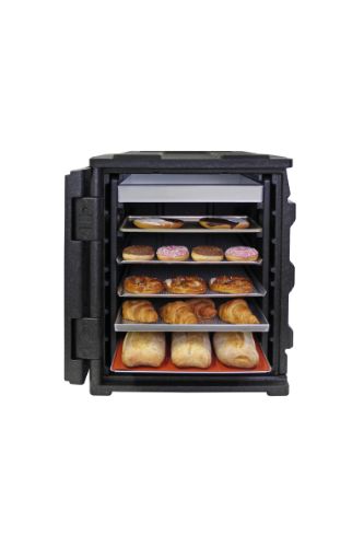 Transportbox, frontöppnad – 40 × 60, 710 x 587 x 685 mm