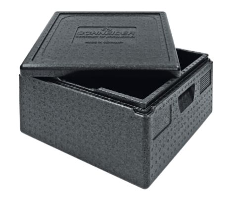 Transportbox för pizza – stor, 480 x 480 x 265 mm