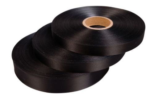 Tygband, Noir, svart, 15 mm x 100 m