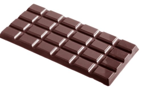 Gjutform för chokladkaka, 100 g, 24 bitar, 3 st/form