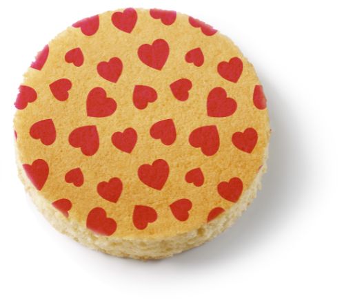 Överföringsark för bakverk, 400x300 mm, hjärta, 2 motiv (24 st)