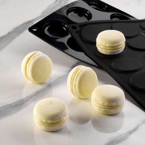 Pavoni, Pavoflex, PX3227, 300x175 mm, Kit Mini Macaron, d: 40 mm, h: 25 mm, 18 st/form